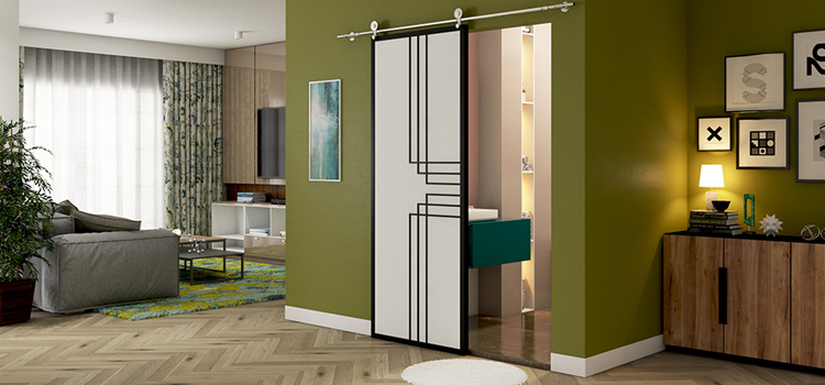 sliding bathroom door installation in Alondra Park